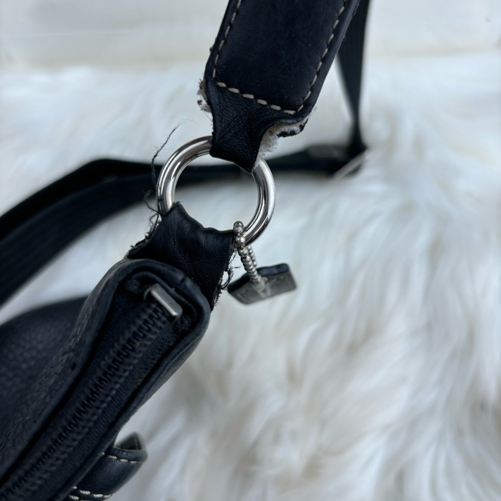 COACH PEBBLED LEATHER CROSSBODY BAG - Picture 4 of 10